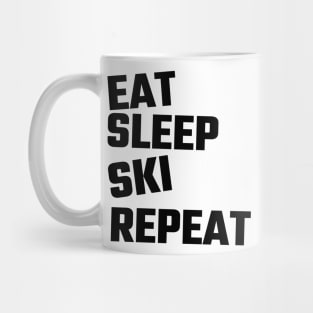 Eat Sleep Ski Repeat Mug